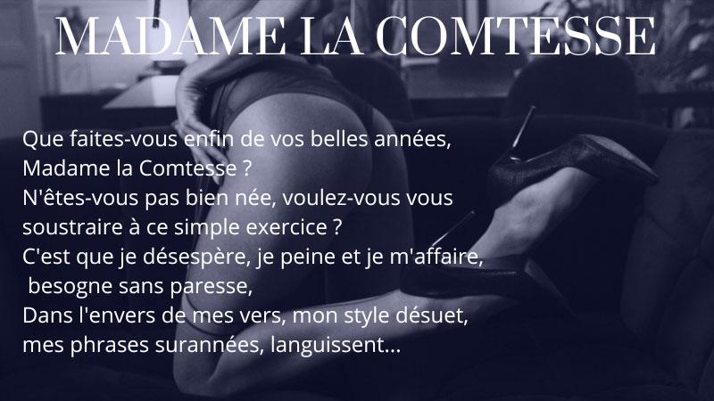 Madame la comtesse